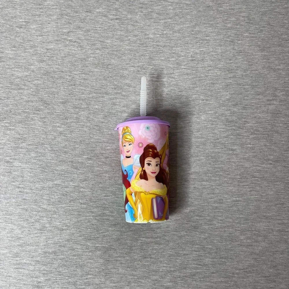 Zak Designs Disney Princesses 16 Oz. Sports Tumbler w/Lid and Straw